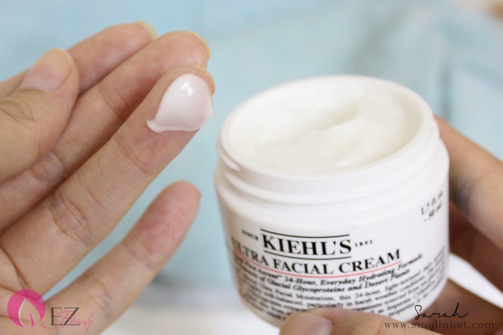 Cận cảnh chất kem của kiehl's ultra facial cream