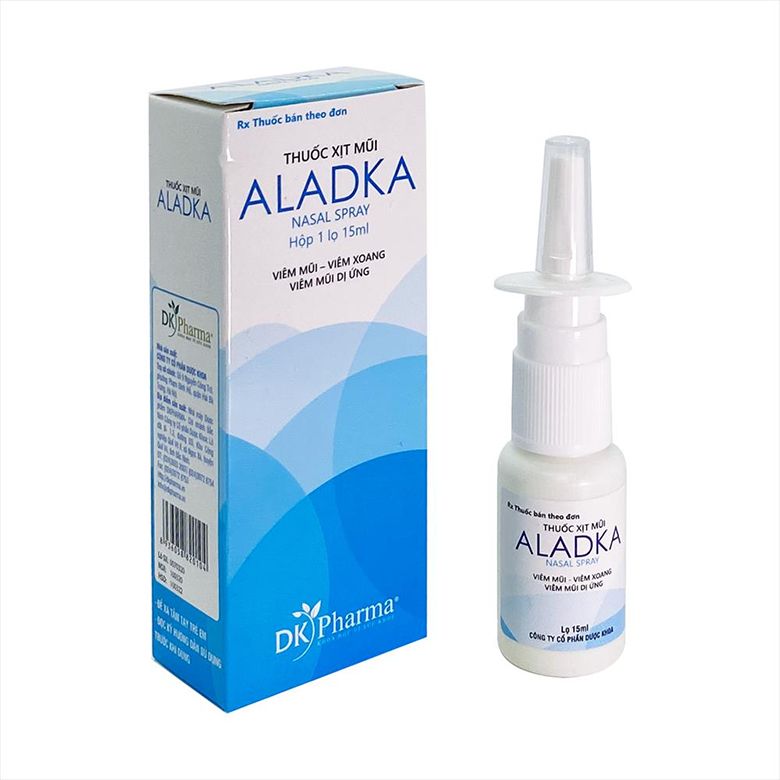 Thuốc xịt trị viêm mũi dị ứng Aladka hiệu quả cho người lớn và trẻ em