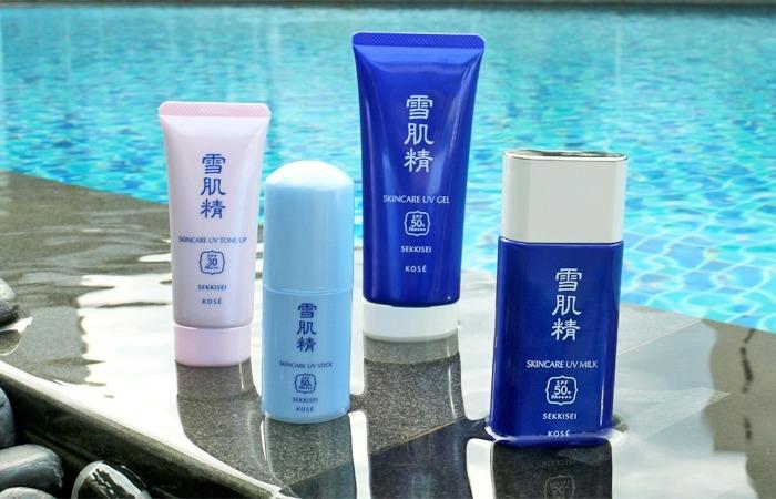 Kose SEKKISEI Sunscreens milk gel review