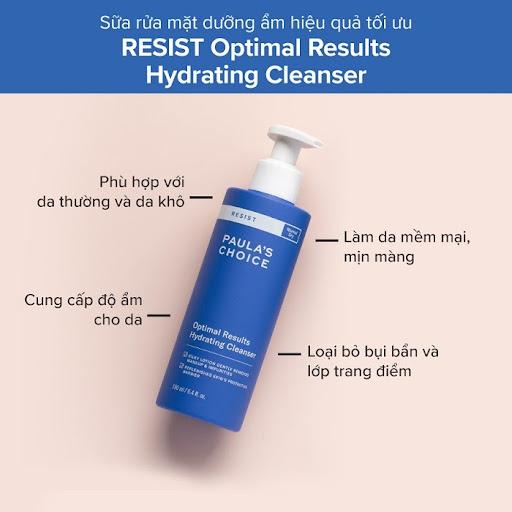 Paula’s choice resist optimal results hydrating cleanser normal dry