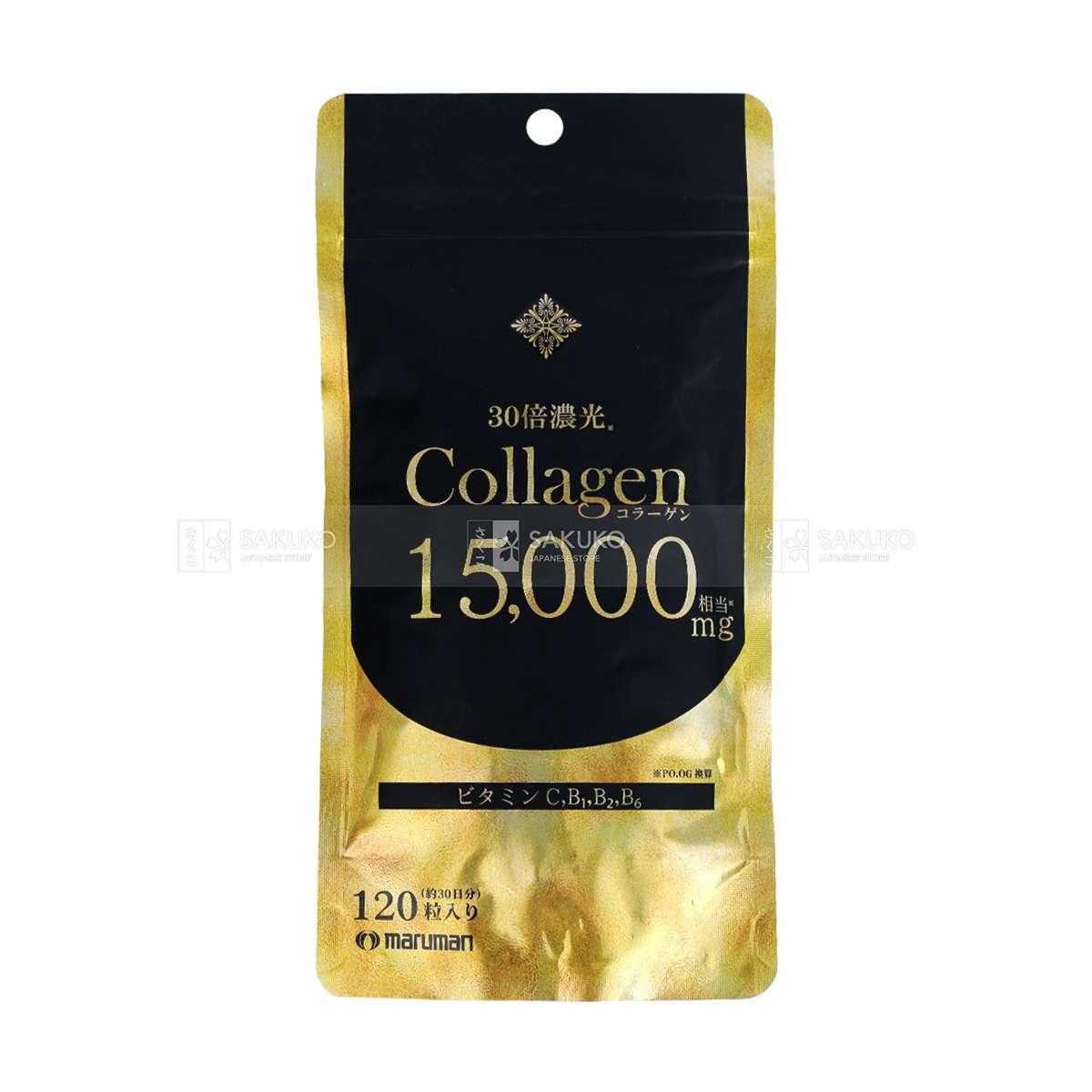 MARUMAN - Viên uống bổ sung Collagen 15000 120 viên