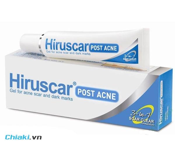Review kem trị thâm sẹo lõm Hiruscar Post Acne