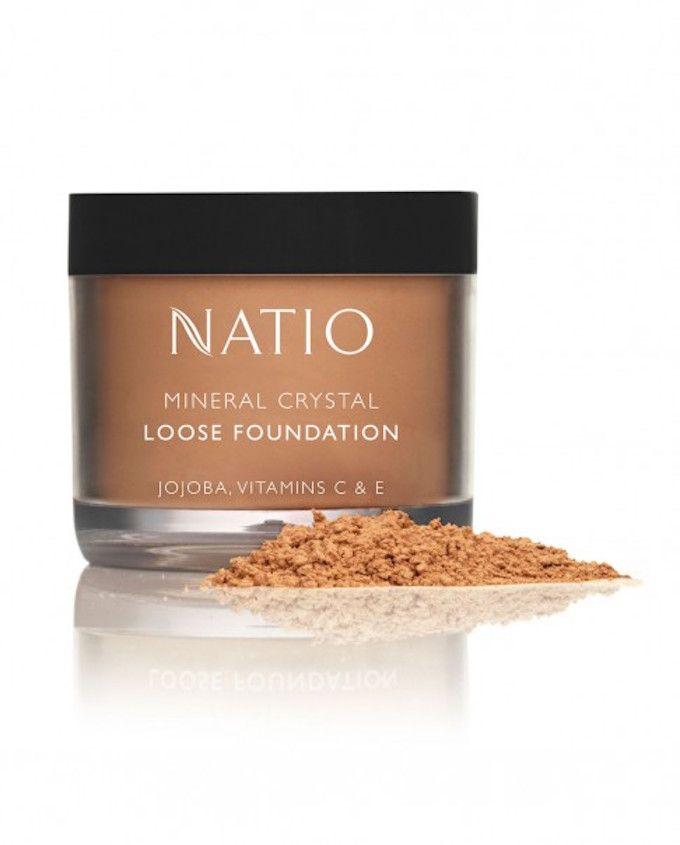Natio mineral crystal loose foundation